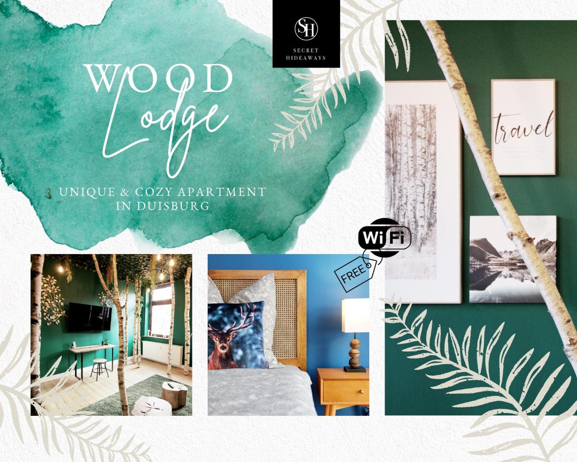 Secret Hideaways Wood Lodge Mit Kinderzimmer Messe L City L Flughafen L Hbf Duisburg Kültér fotó